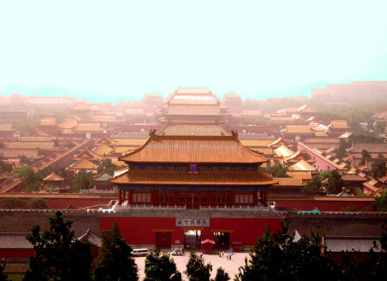 Pohled na Peking